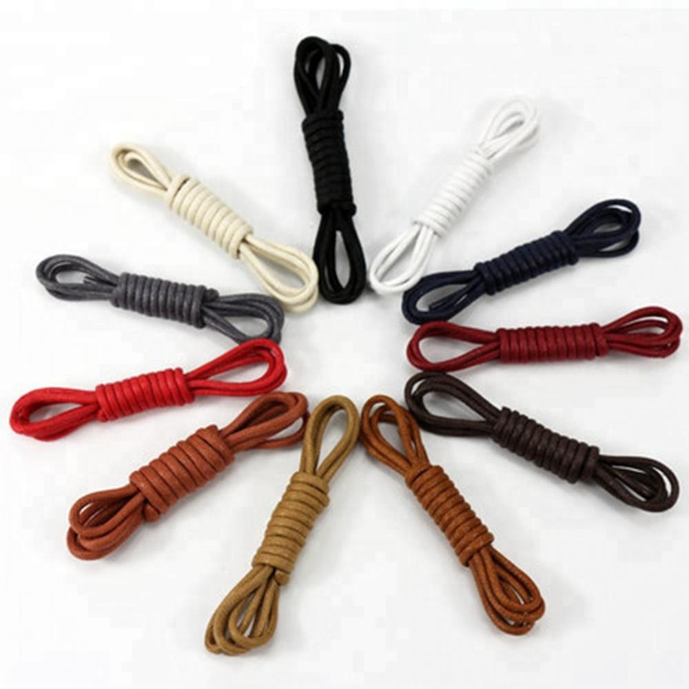 Dây giày sáp tròn cho giày da, giày tây, giày thời trang, giày oxford 100cm