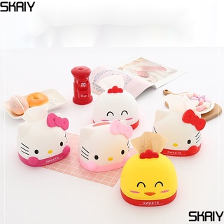 Hộp đựng khăn giấy đa năng hình hello kitty đơn giản sáng tạo