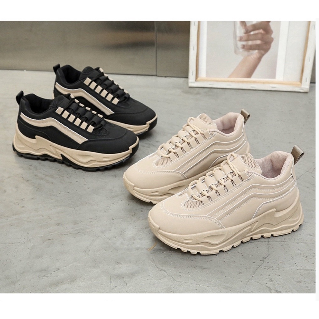 XẢ KHO (S125) Giầy thể thao nữ đế 5 phân (mã 6610 - thể thao)