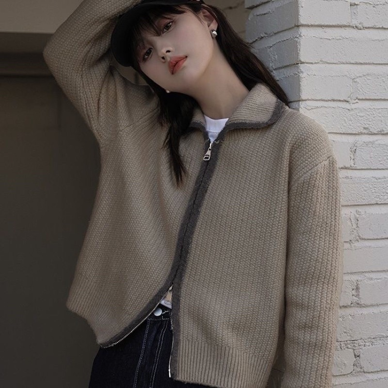 Áo khoác len khoá