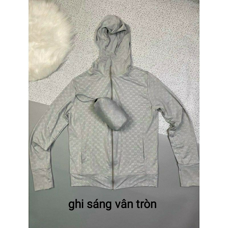 Áo Chống Nắng Nam Nữ chất Umi dày dặn co dãn, Ngăn ngừa tia 99% UV, hoạ tiết dập nổi sịn sò