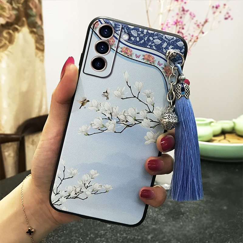 Ốp Điện Thoại Silicon Mềm Chống Sốc Chống Va Đập Phong Cách Trung Hoa Cho Samsung Galaxy S22