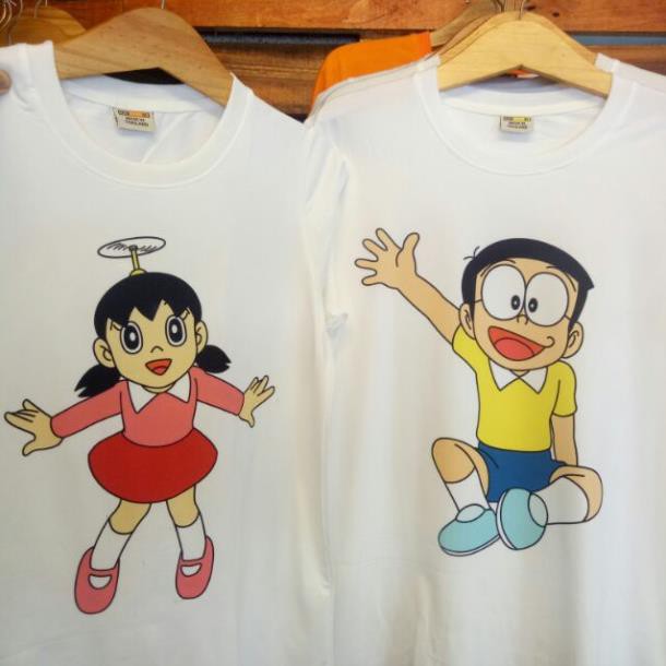 SALE- Áo thun xuka Vs nobita ,xeko, chaien ,doremon (ảnh thật in tại shop )