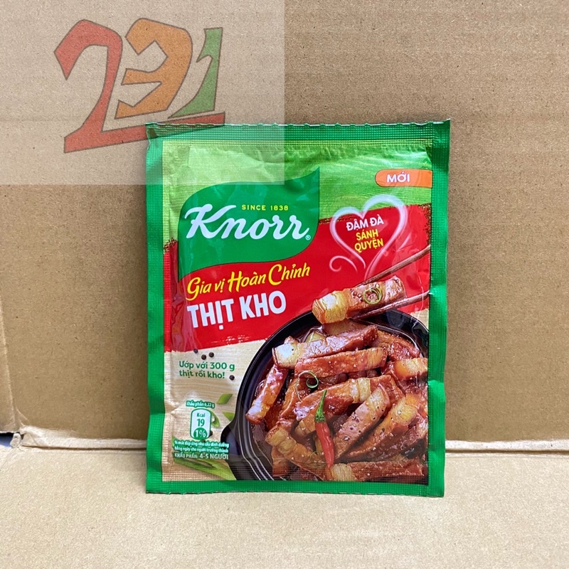 [26g][Thịt Kho] Túi Gia Vị Hoàn Chỉnh Knorr