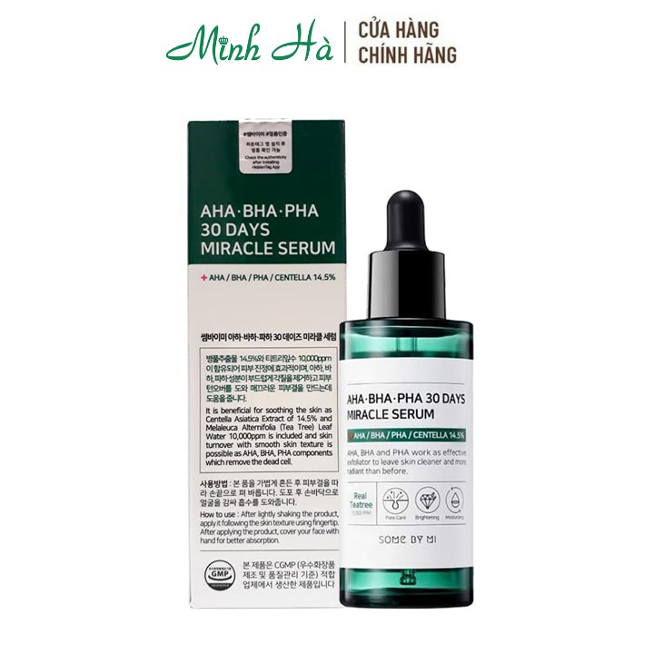 Serum Some By Mi AHA-BHA-PHA 30 Days Miracle Serum 50ml dành cho da mụn