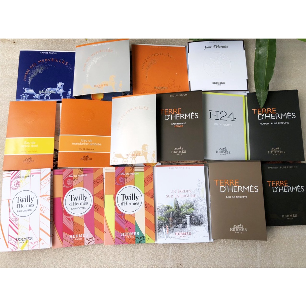 Mẫu nước hoa Vial Hermes chính hãng