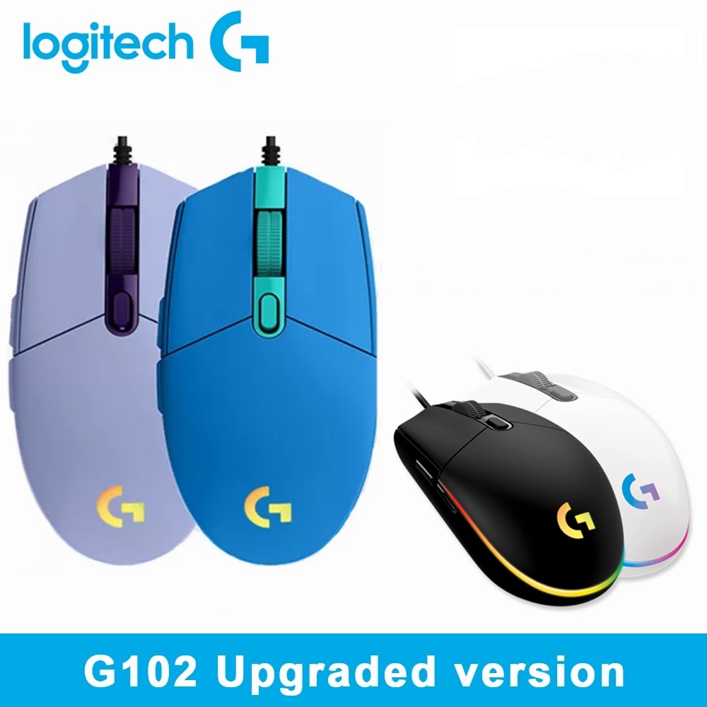 Chuột Gaming Logitech G102 Có Dây Và ĐèN NềN