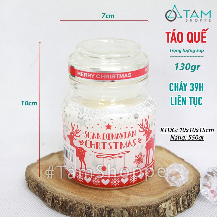 Hũ nến thơm thiên nhiên Giáng sinh NT-09