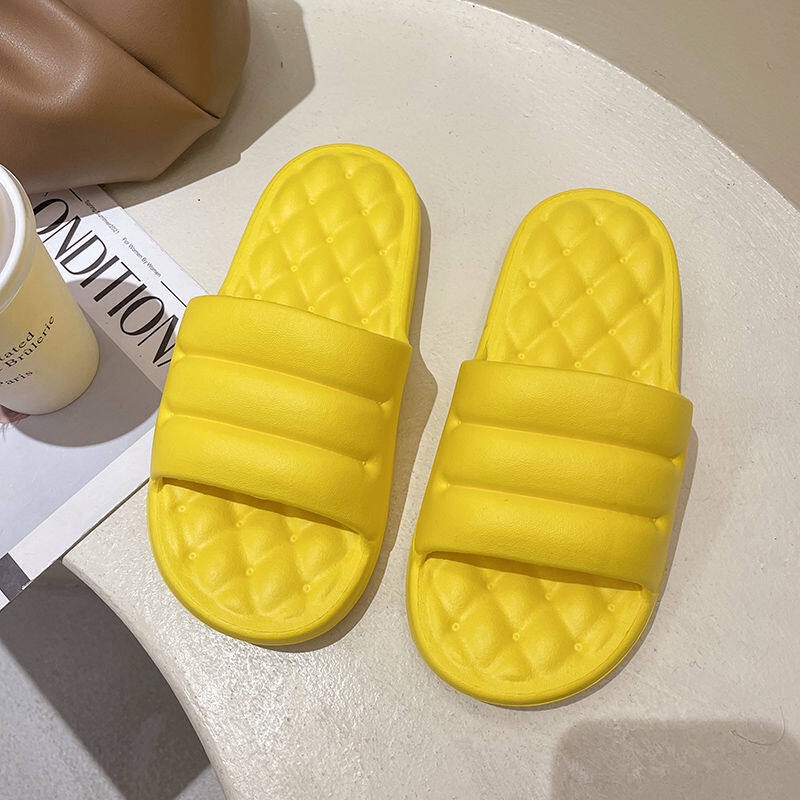 Dép đi trong nhà QIAOYILUO đế dày 4cm chống trượt thoải mái thời trang cho nữ