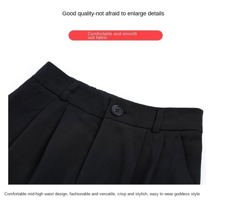 Quần Dài Nữ Lưng Cao Ống Rộng Thời Trang Xuân Hè