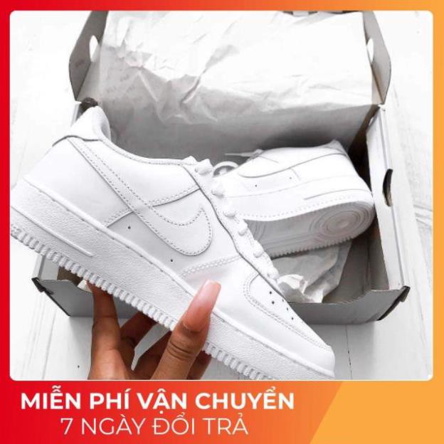 sale [ Sales 11-11] [Hàng Auth] Co San Giày Nike Air Force 1 All White . 11.11 * * * ^