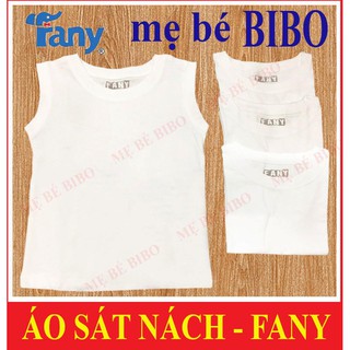 [Chất đẹp] ÁO THUN SÁT NÁCH TRẮNG CHO BÉ MẶC NHÀ HIỆU FANY