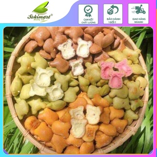 Bánh gấu mix 3 vị kem sữa, chùm ngây và socola - 430g bánh thơm béo
