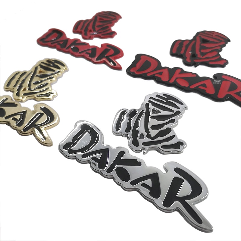 1 X Miếng Dán Kim Loại In Logo Dakar Rally Cho Xe Hơi Xe Jeep Xe Tải