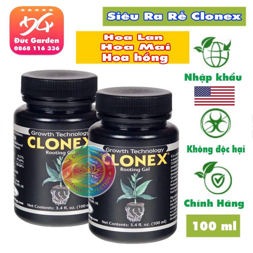Thuốc kích thích ra rễ Clonex nhập khẩu Mỹ