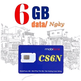 Sim 4G Mobifone siêu dung lượng CS6N Mobifone
