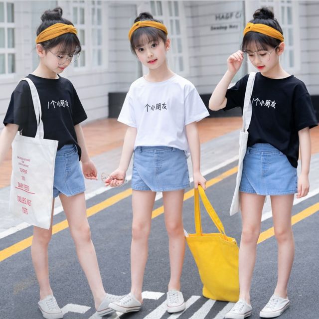 Đầm Jean Denim Mùa Hè Cho Bé Gái