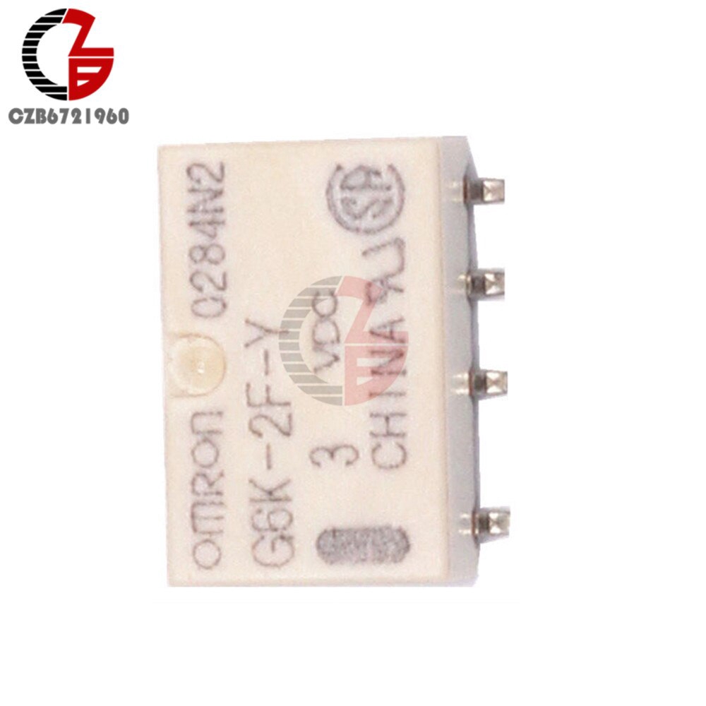 5Pcs SMD G6K-2F-Y Signal Relay 3V 5V 12V 24V Surface Mounting Relay 8Pin for Omron Relay Security Home appliances | BigBuy360 - bigbuy360.vn