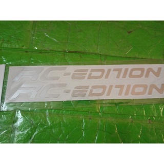 Bộ tem dán phuộc RC Edition màu bạc new