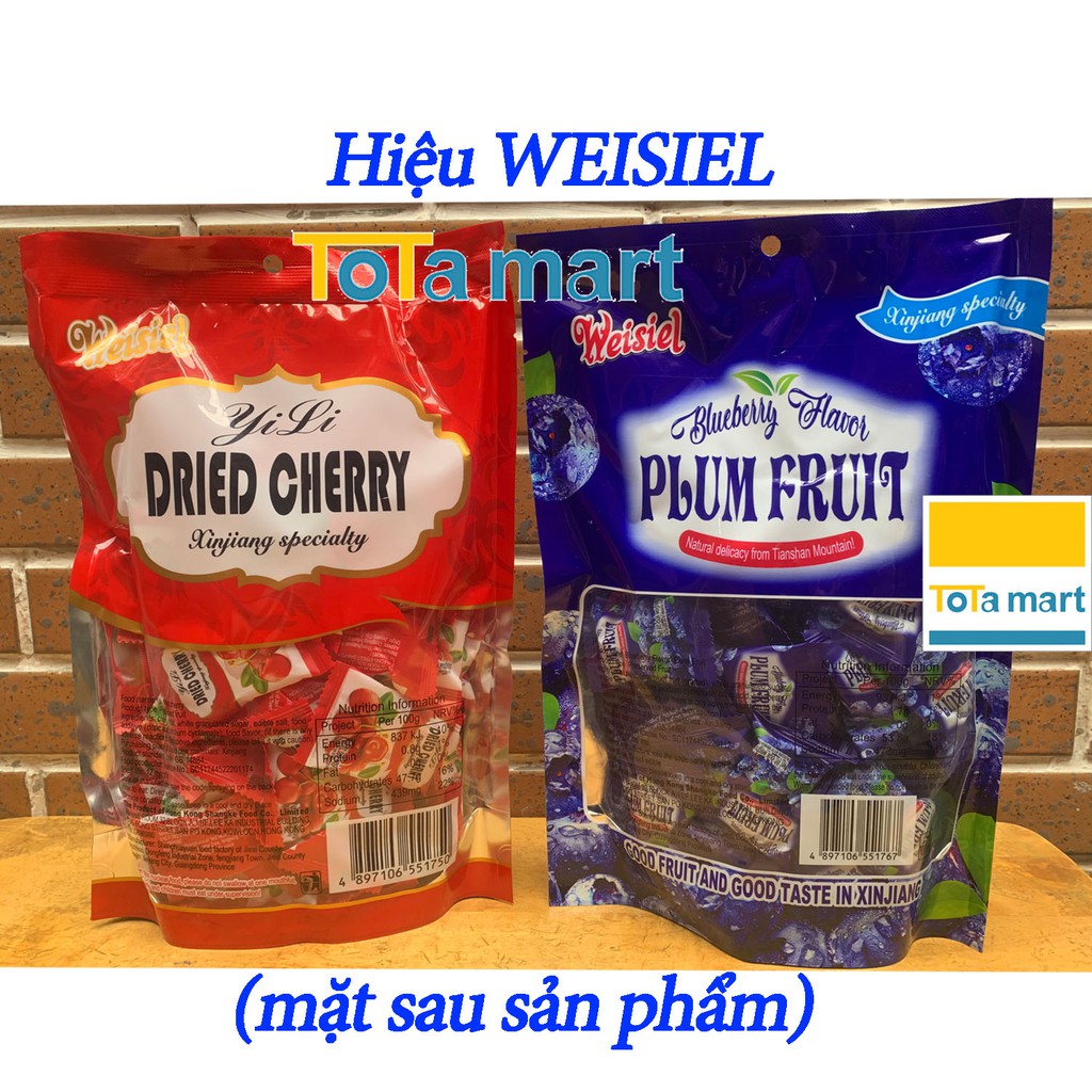 [Mã GROSALEHOT giảm 8% đơn 250K] Ô mai Cherry, ô mai Việt quất 428g / gói. Sản xuất 01/2021. | BigBuy360 - bigbuy360.vn