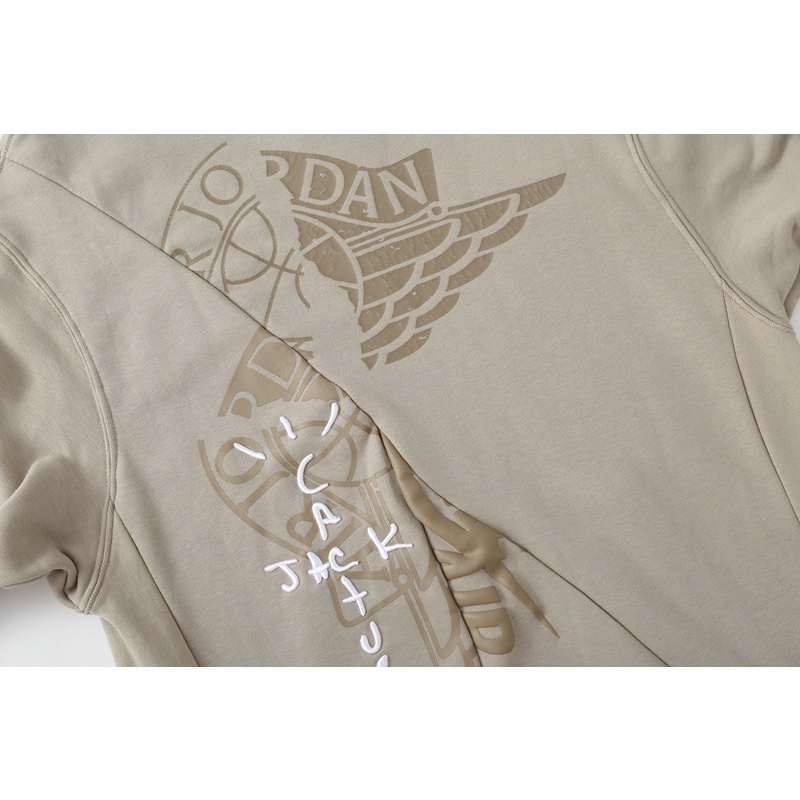 Áo hoodie Tay Dài In Chữ Travis Scott Chất Liệu cotton Lông Cừu