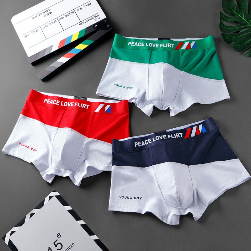 Quần Lót Boxer COtton Munafie MC007# Đồ Lót Bốn Góc