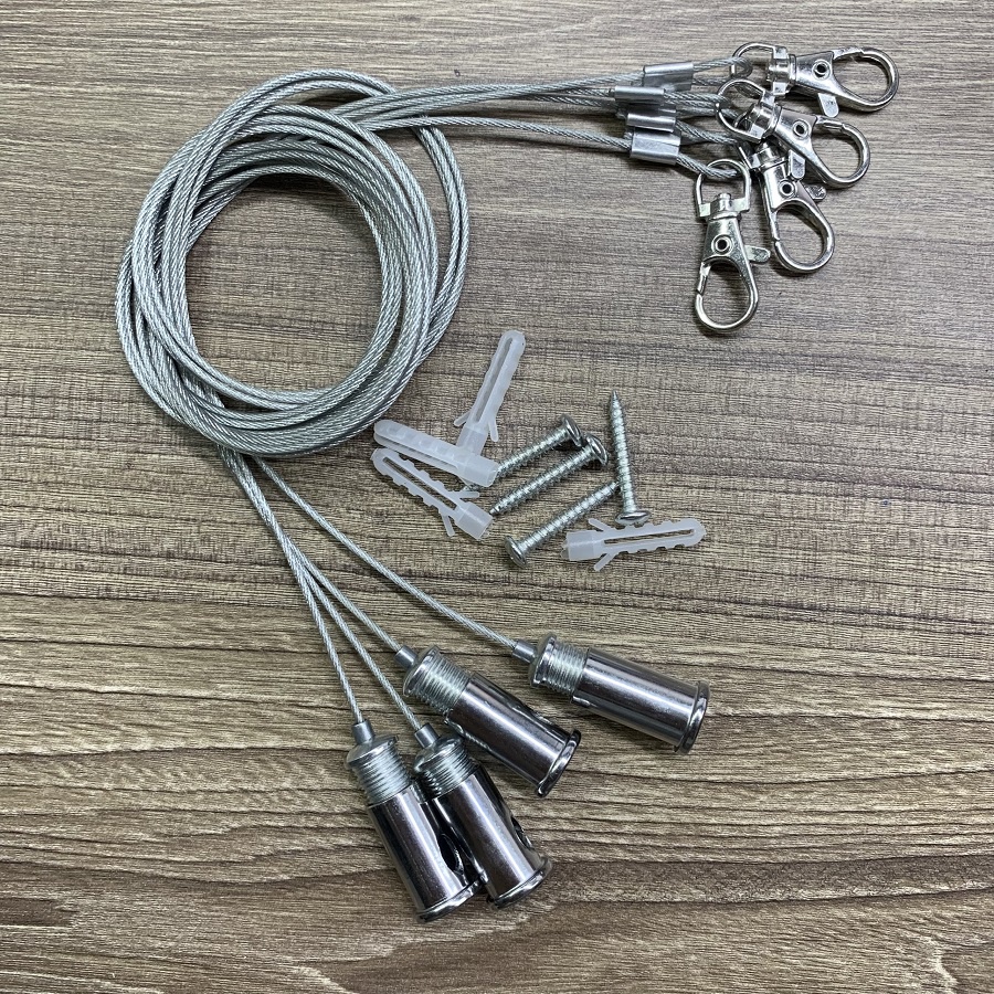 Bộ cáp treo đèn thả, bảng quảng cáo