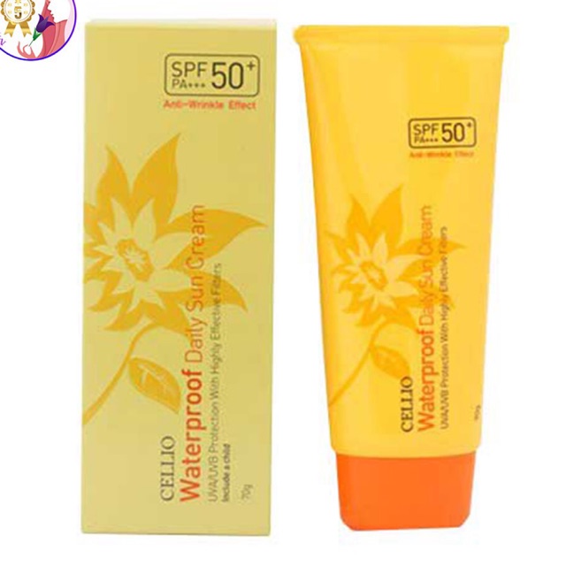 KEM CHỐNG NẮNG CELLIO WATERPROOF DAILY SUN CREAM SPF50+