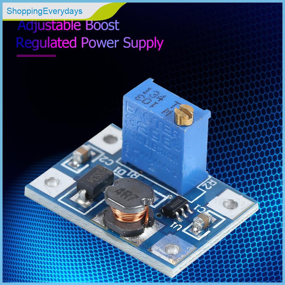 （ShoppingEverydays） DC-DC SX1308 Step-UP Power Module 2-24V to 2-28V Adjustable Boost Converter