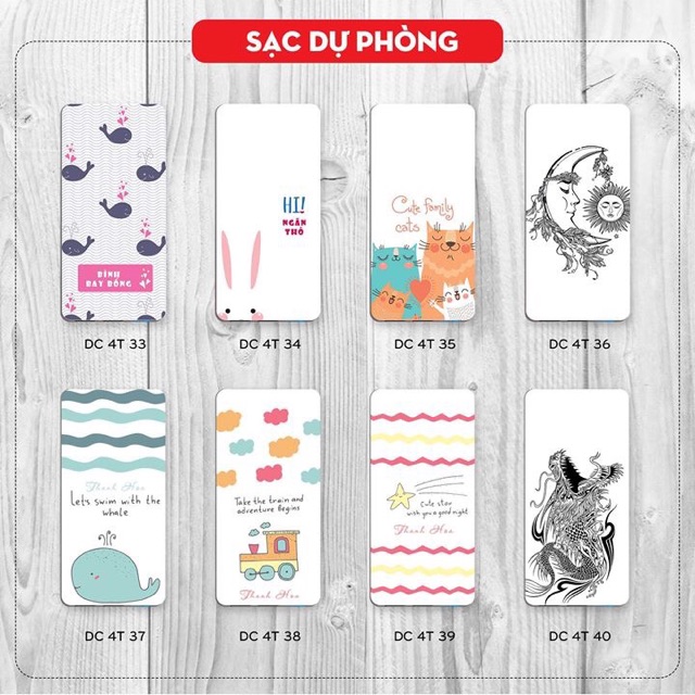 Pin Sạc dự phòng Design