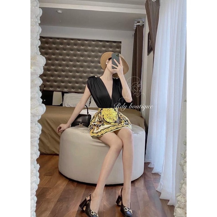 Sét áo độn vai Versace