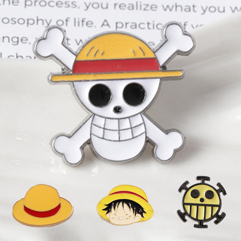 Ghim Cài Áo Kim Loại Hình Nhân Vật Phim One Piece