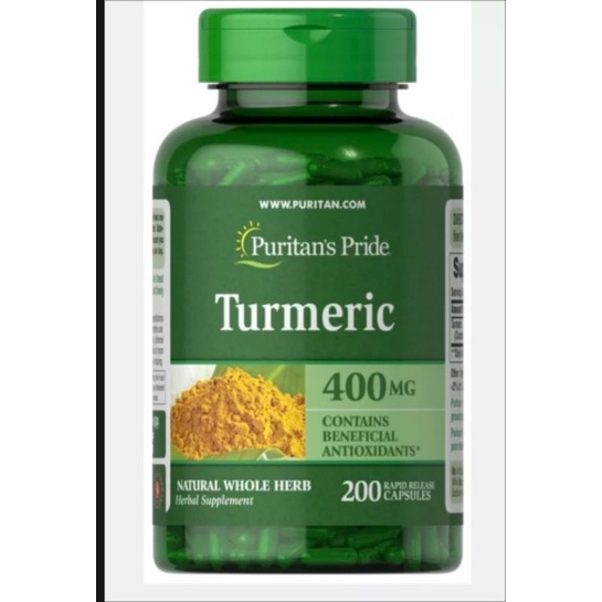 Viên uống tinh dầu nghệ Turmeric Curcumin 200 viên của Mỹ