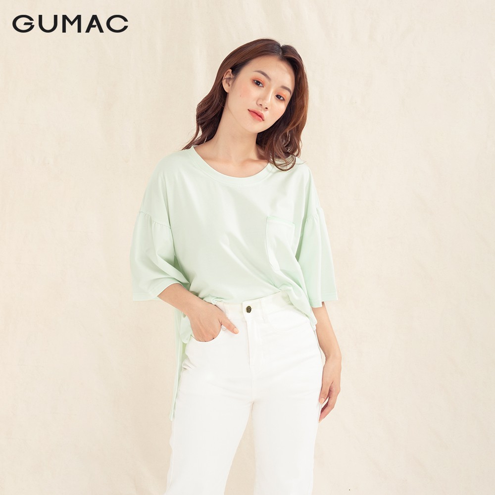 [Mã WABRGU100 giảm 15% đơn 249K tối đa 100k] Áo thun nữ tay phồng ATA1087 GUMAC | BigBuy360 - bigbuy360.vn