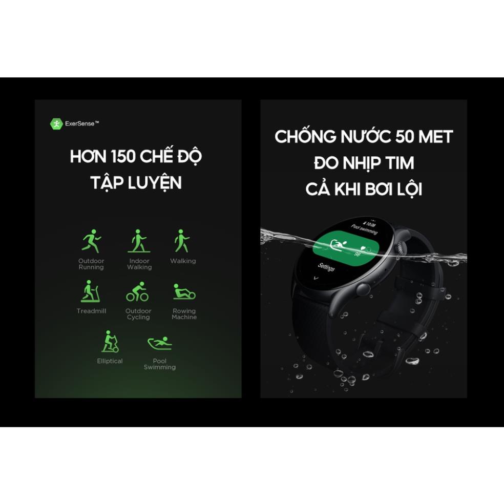 Đồng Hồ Thông Minh Cao Cấp Amazfit GTR 3 PRO - Tiếng Việt - BH 12 Tháng