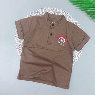 Áo thun có cổ cho bé trai