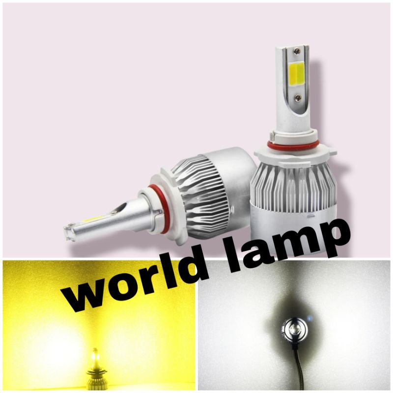 Đèn led C6 h4 hai màu chuyên dụng cho xe hơi/xe máy