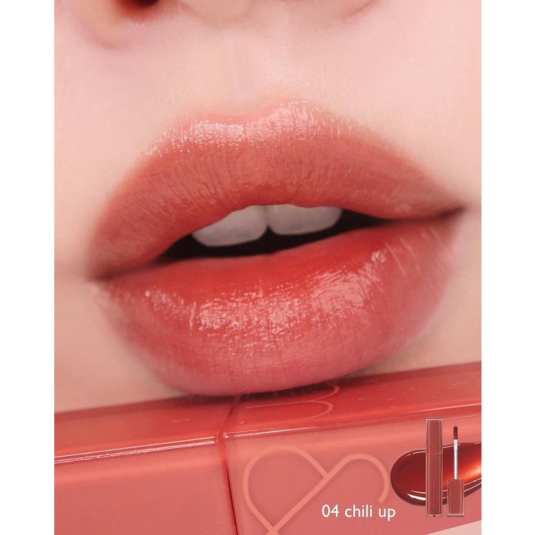 Combo Son Tint bóng lì Hàn Quốc Romand Juicy Lasting Tint 5.5g + Son tint bóng, siêu lì Romand Dewyful Water Tint 5g