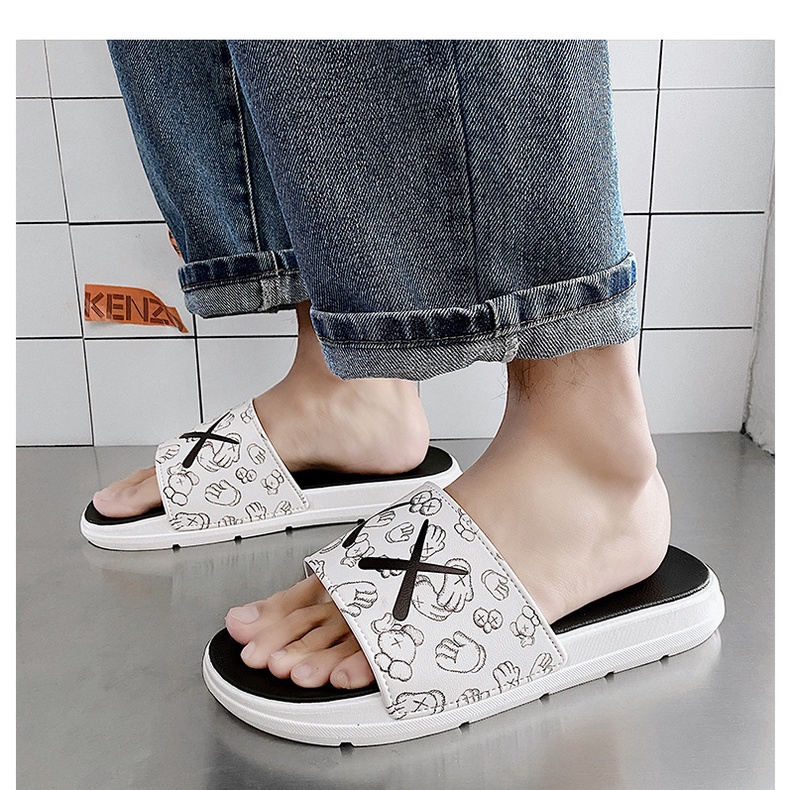 Dép quai ngang unisex Kaw XX thời trang ulzzang hàn quốc siêu Hot TH-84
