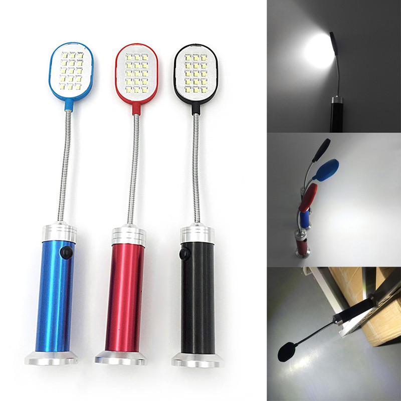 Đèn LED 15 Bóng Để Bàn Nhỏ Gọn Có Đế Hít Nam Châm Có Thể Uốn Cong Tùy Ý