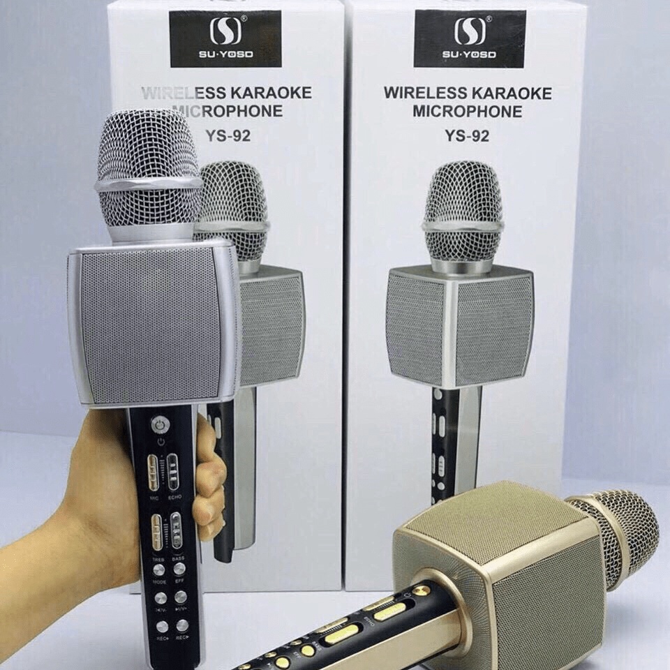 MT MAX   Micro Bluetooth YS96 Không Dây Micro karaoke tích hợp, live stream loa bass chống hú, hát