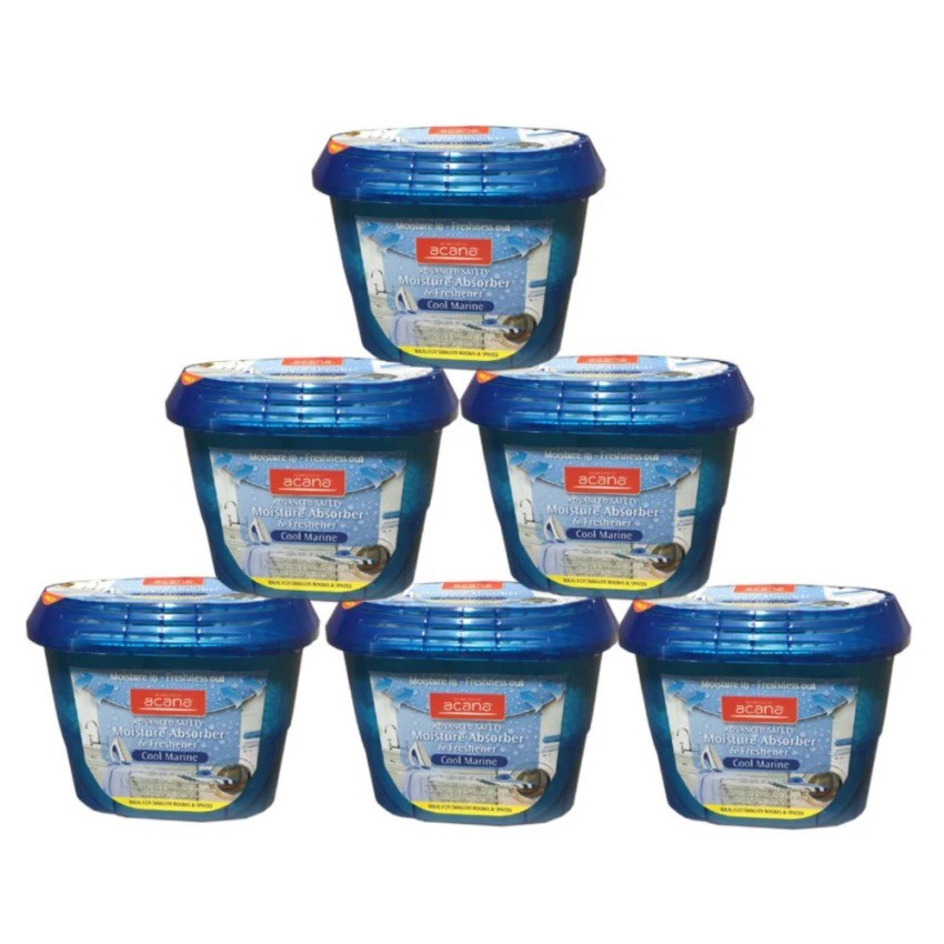 Bộ 6 hộp hút ẩm gió biển Acana 290Gr