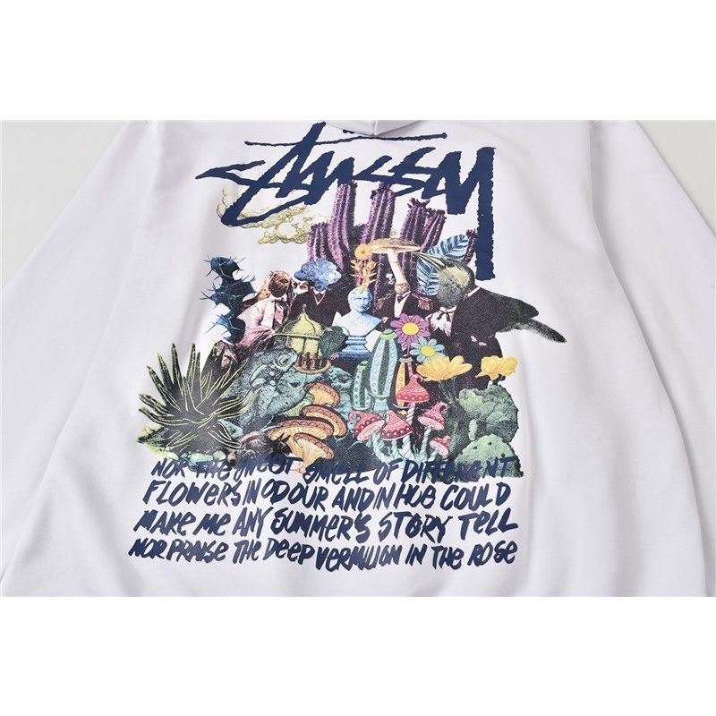 Áo hoodies Stussy thiết kế thời trang phong cách cặp đôi