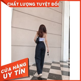 HÀNG NHẬP KHẨU -  Quần ống rộng nữ, quần bò nữ cao cấp TiQi Jeans B2-142, ống suông, phù hợp đi học, đi làm, đi cafe - H