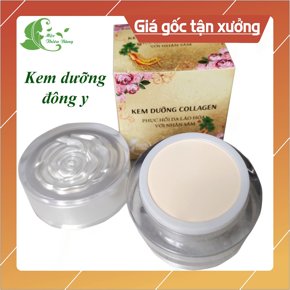 Kem dưỡng đôngy nhân sâm collagen handmade giúp làm trắng và mịn da hủ 20gr