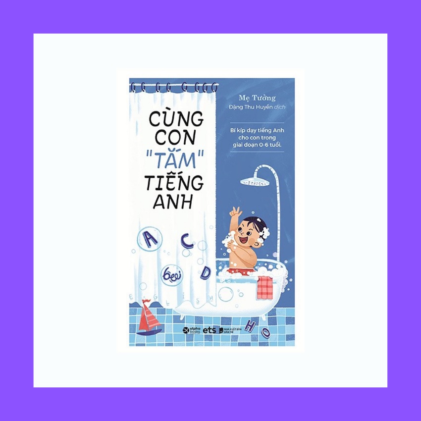 Sách - Cùng Con Tắm Tiếng Anh