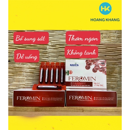 FEROMIN Sắt ống không tanh cho mẹ và bé.