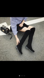 Boot đùi da lộn(có ảnh thật)