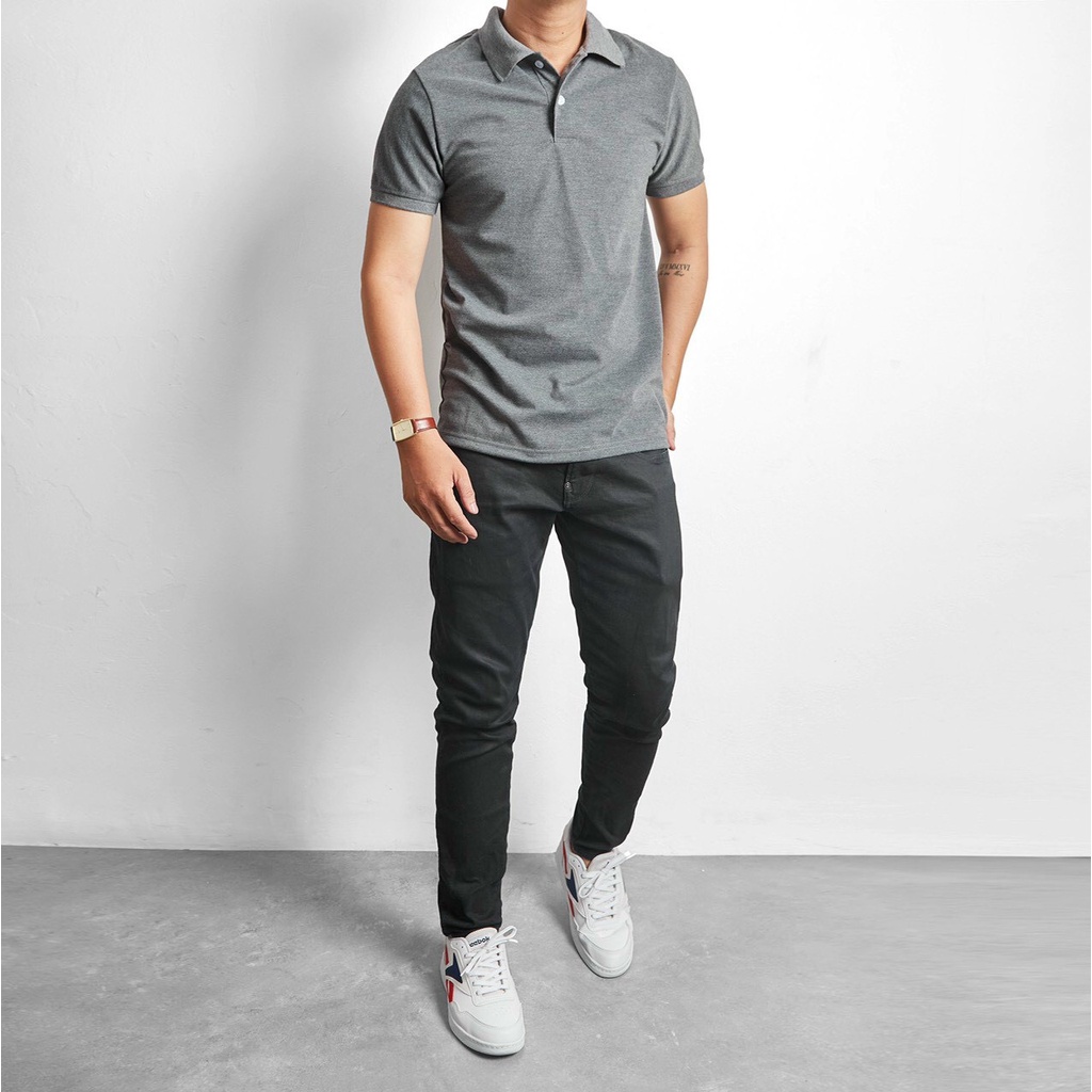 (Big size 3XL 4XL - 100kg) Áo thun polo nam trơn GAP ss2022 5M - Áo thun nam trung niên chất liệu cá sấu cao cấp