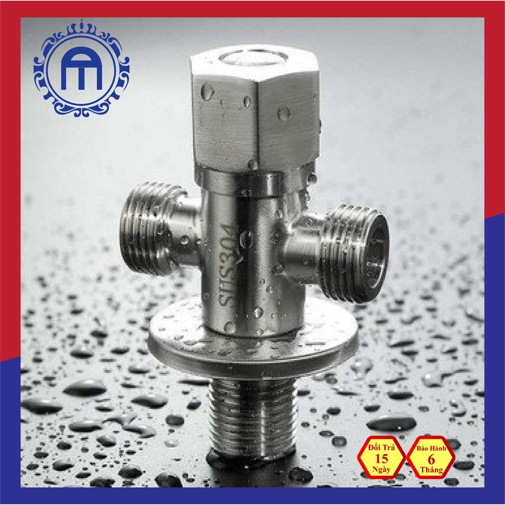 Van chia nước bồn cầu van khóa nước giảm áp inox 304 TAAN VT01